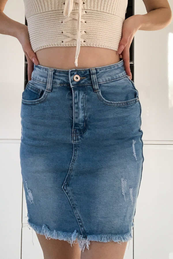 Spódnica VEERI jeansowa