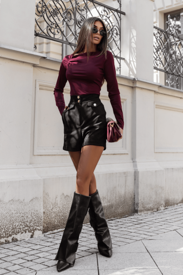 Bluzka Thea - Bordo 2