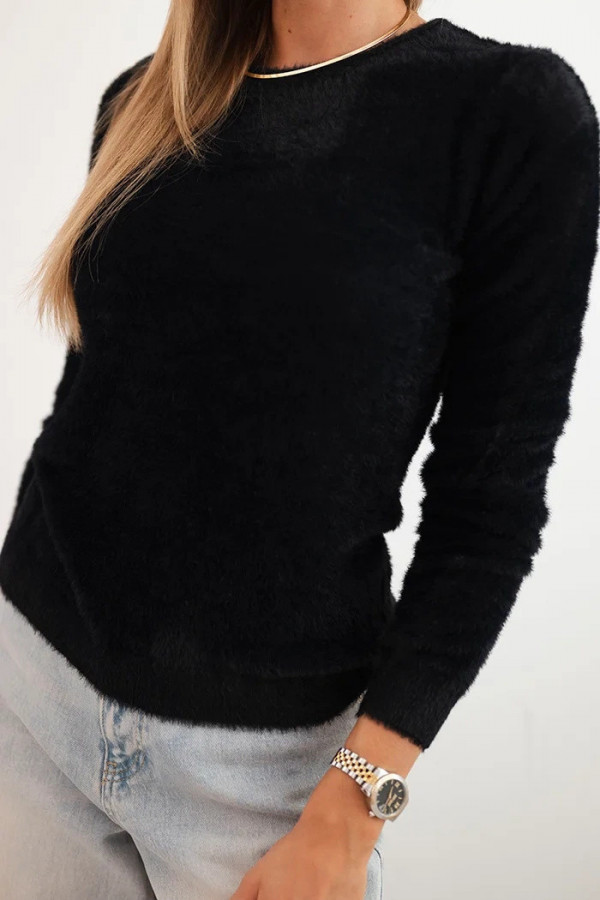Sweter damski - Czarny 2