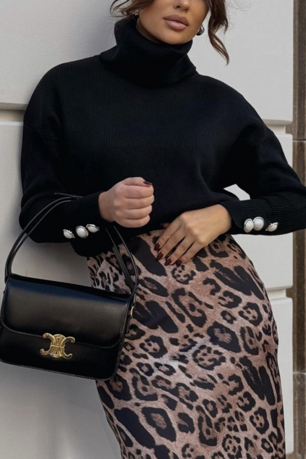 Sweter golf Lora - Czarny 6